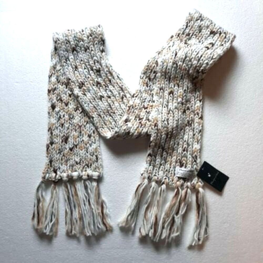 Preston & York Womens Scarf 72" Netural Multi NWT